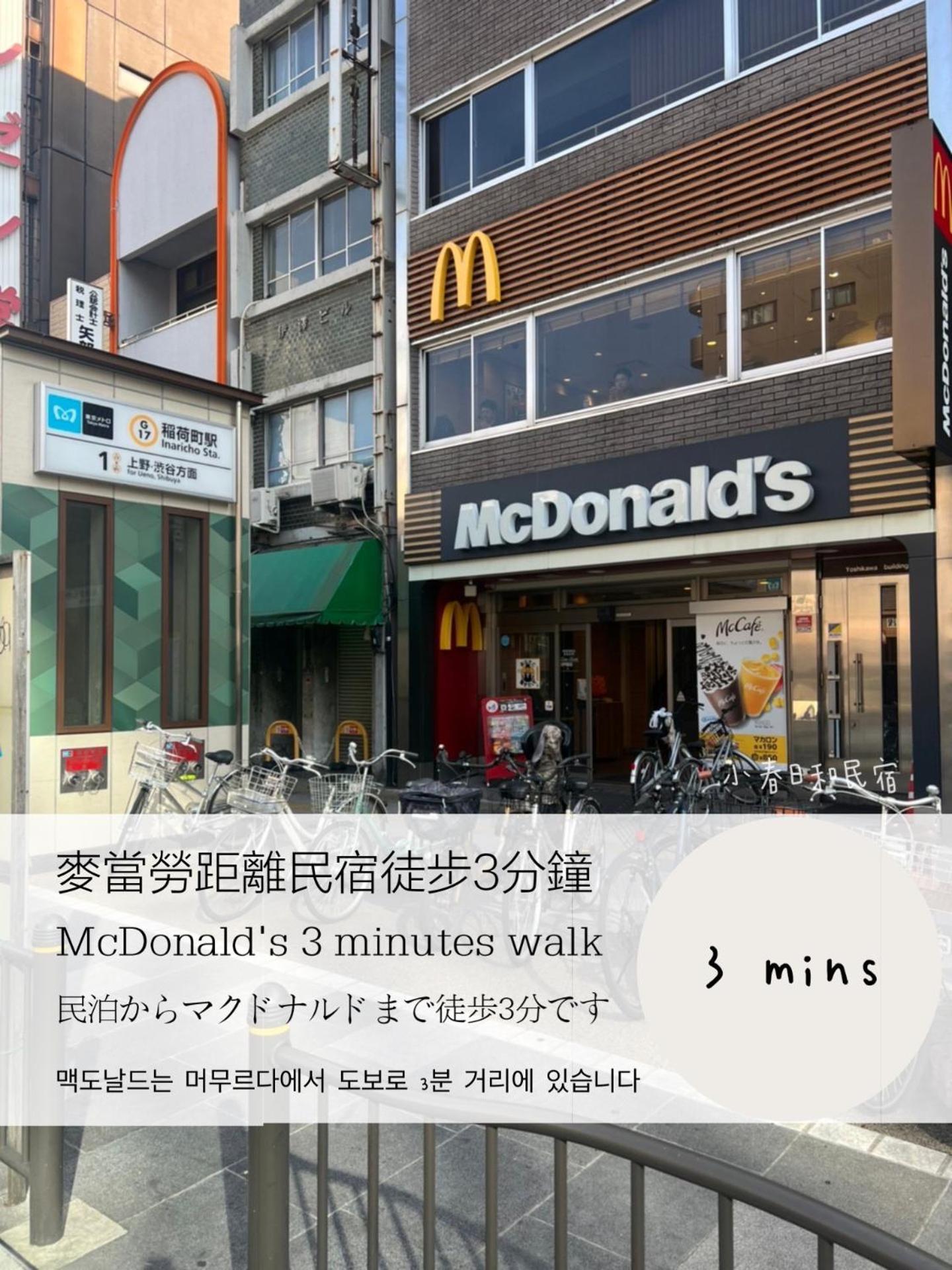 Tokyo小春日和i上野ueno9分鐘i 稻荷町 いなりちょう3分鐘 I 上野稻荷町初日包棟民宿 ภายนอก รูปภาพ